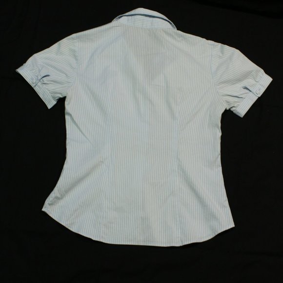 Banana Republic Blue/White Button Up - Picture 11 of 12